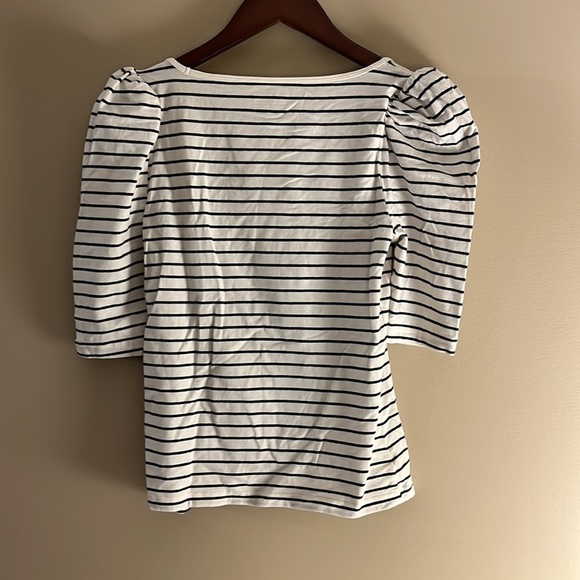 Banana Republic white/black top - Picture 2 of 6